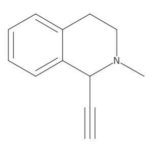 1-Ethynyl-1,2,3,4-tetrahydro-2-methylisoquinoline Structure