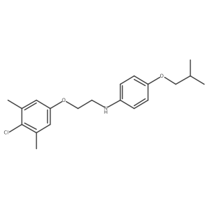 N-[2-(4-Chloro-3,5-dimethylphenoxy)ethyl]-4-isobutoxyaniline Structure