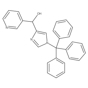 3-pyridinyl(1-trityl-1H-imidazol-4-yl)methanol Structure