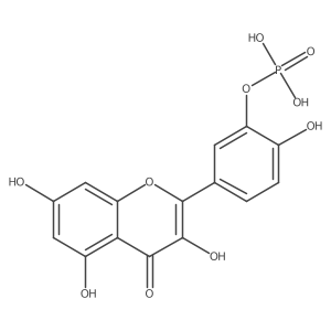 Quercetin-3'-o-phosphate结构式