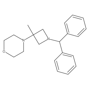 4-[1-(Diphenylmethyl)-3-methyl-3-azetidinyl]morpholine Structure