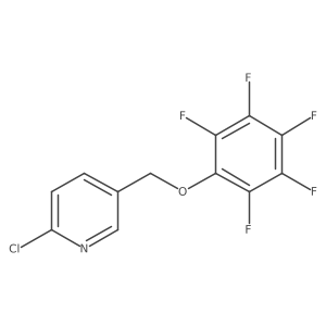 Pyridine, 2-chloro-5-[(2,3,4,5,6-pentafluorophenoxy)methyl]- Structure