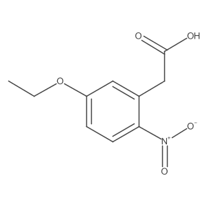 5-Ethoxy-2-nitrobenzeneacetic acid Structure