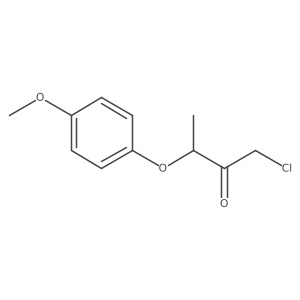 1-Chloro-3-(4-methoxyphenoxy)butan-2-one结构式