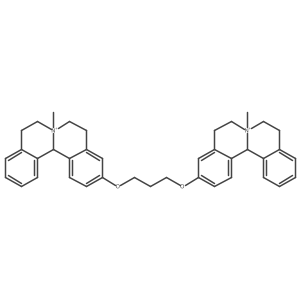 3,3a(2)-[1,3-Propanediylbis(oxy)]bis[5,8,9,13b-tetrahydro-7-methyl-6H-dibenzo[a,h]quinolizinium] Structure