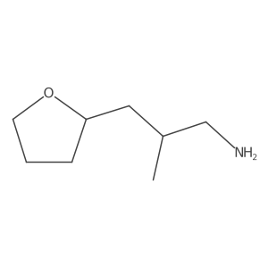 2-Methyl-3-(tetrahydrofuran-2-yl)propan-1-amine Structure