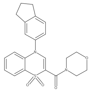 N-(4-chlorophenyl)-3-(4-oxo-2-piperidin-1-ylquinazolin-3(4H)-yl)propanamide结构式