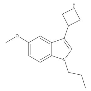 1H-Indole, 3-(3-azetidinyl)-5-methoxy-1-propyl-结构式