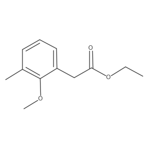 Ethyl 2-(2-methoxy-3-methylphenyl)acetate Structure