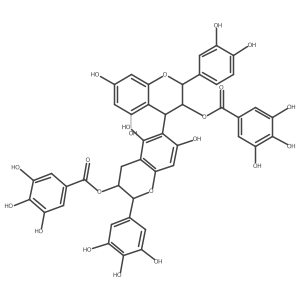 Epicatechin 3-O-gallate-(4beta->6)-epigallocatechin 3-O-gallate Structure