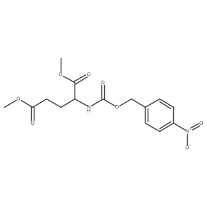 Dimethyl (((4-nitrobenzyl)oxy)carbonyl)-D-glutamate Structure