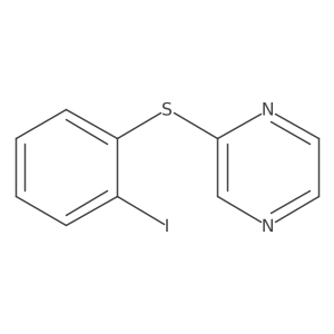 2-[(2-Iodophenyl)thio]pyrazine Structure