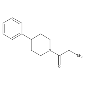 2-Amino-1-(4-phenylpiperidin-1-yl)ethanone结构式