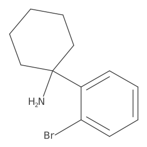 1-(2-Bromophenyl)cyclohexan-1-amine Structure
