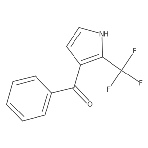 Phenyl(2-(trifluoromethyl)-1H-pyrrol-3-yl)methanone Structure