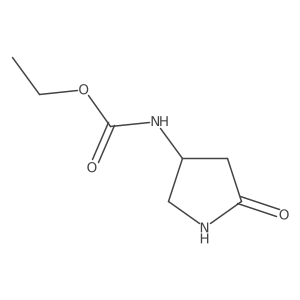Ethyl (5-oxopyrrolidin-3-yl)carbamate Structure