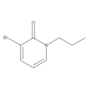 3-bromo-1-propyl-1H-pyridin-2-one Structure
