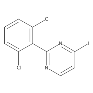 2-(2,6-Dichlorophenyl)-4-iodopyrimidine结构式