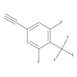 5-Ethynyl-1,3-difluoro-2-(trifluoromethyl)benzene结构式