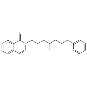 4-(4-oxo-1,2,3-benzotriazin-3(4H)-yl)-N-[2-(pyridin-2-yl)ethyl]butanamide Structure