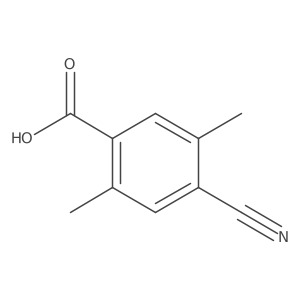 4-Cyano-2,5-dimethylbenzoic acid结构式