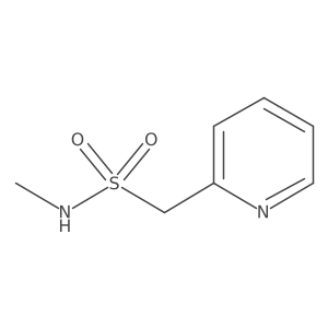 N-methyl-1-(pyridin-2-yl)methanesulfonamide Structure
