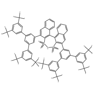(11bR)-2,6-Bis(3,3'',5,5''-tetrakis(trifluoromethyl)-[1,1':3',1''-terphenyl]-5'-yl)-4H-dinaphtho[2,1-d:1',2'-f][1,3,2]dithiazepine 3,3,5,5-tetraoxide结构式