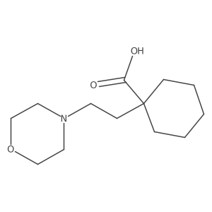 1-[2-(Morpholin-4-yl)ethyl]cyclohexane-1-carboxylic acid Structure
