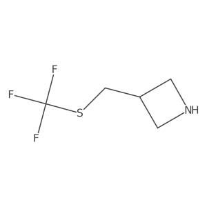3-(((Trifluoromethyl)thio)methyl)azetidine结构式