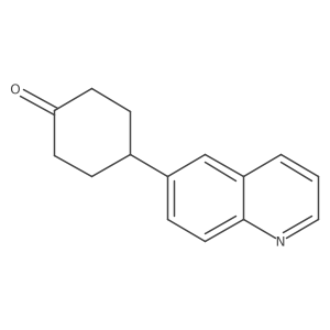 4-(6-Quinolinyl)cyclohexanone结构式