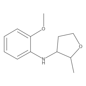 N-(2-Methoxyphenyl)-2-methyloxolan-3-amine Structure