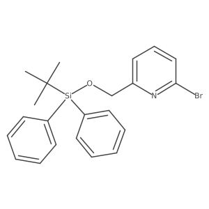 2-Bromo-6-(tert-butyldiphenylsiloxy)methylpyridine结构式