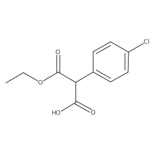 2-(4-Chlorophenyl)malonic acid mono ethyl ester Structure