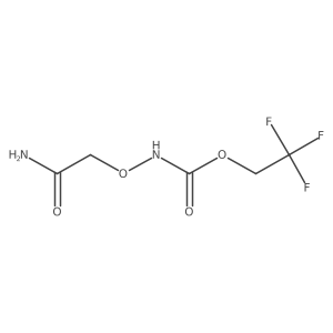 2,2,2-trifluoroethyl N-(carbamoylmethoxy)carbamate Structure
