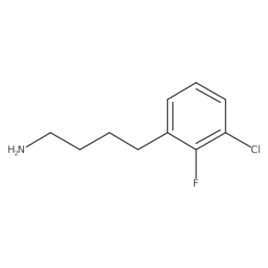 4-(3-Chloro-2-fluorophenyl)butan-1-amine结构式