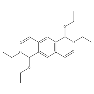 2,5-Bis(diethoxymethyl)terephthalaldehyde Structure