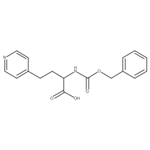 2-{[(Benzyloxy)carbonyl]amino}-4-(pyridin-4-yl)butanoic acid Structure