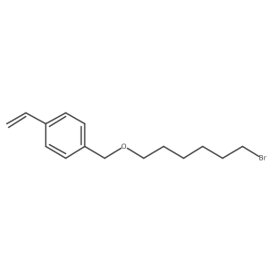6-(4-Vinylbenzyloxy)bromohexane Structure