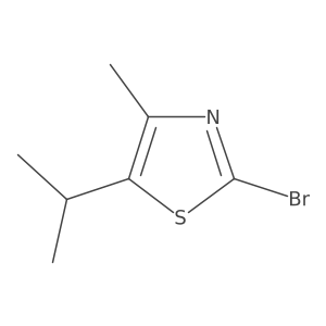 2-Bromo-5-isopropyl-4-methylthiazole Structure