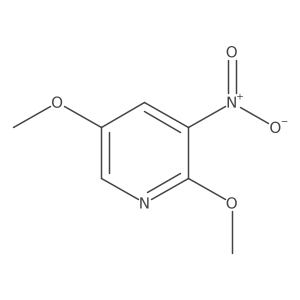 2,5-Dimethoxy-3-nitropyridine结构式