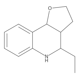 4-Ethyl-2,3,3a,4,5,9b-hexahydrofuro[3,2-c]quinoline Structure