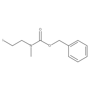 benzyl N-(2-iodoethyl)-N-methylcarbamate Structure