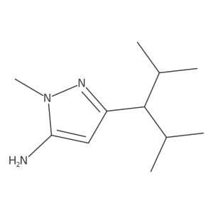 3-(2,4-dimethylpentan-3-yl)-1-methyl-1H-pyrazol-5-amine Structure