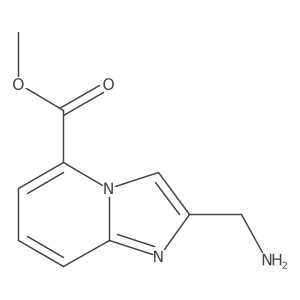 Methyl 2-(aminomethyl)imidazo[1,2-a]pyridine-5-carboxylate Structure