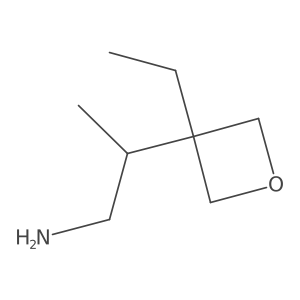 2-(3-Ethyloxetan-3-yl)propan-1-amine Structure