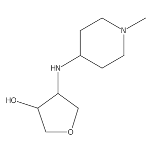 (3S,4R)-4-[(1-methylpiperidin-4-yl)amino]oxolan-3-ol Structure