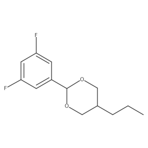 2-(3,5-Difluorophenyl)-5-propyl-1,3-dioxane Structure