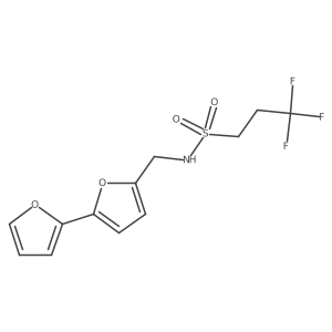 N-({[2,2'-bifuran]-5-yl}methyl)-3,3,3-trifluoropropane-1-sulfonamide Structure