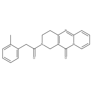 2-(2-(o-tolyl)acetyl)-3,4-dihydro-1H-dipyrido[1,2-a:4',3'-d]pyrimidin-11(2H)-one Structure