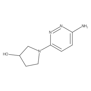 (3R)-1-(6-aminopyridazin-3-yl)pyrrolidin-3-ol Structure